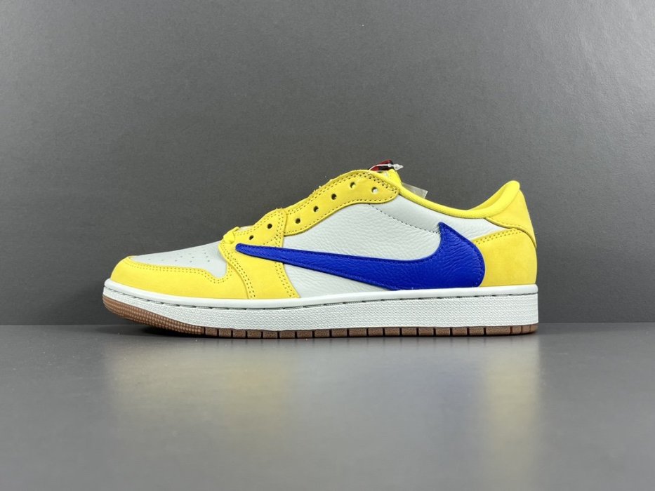 Кросівки Travis Scott x Jordan Air Jordan 1 Low Canary