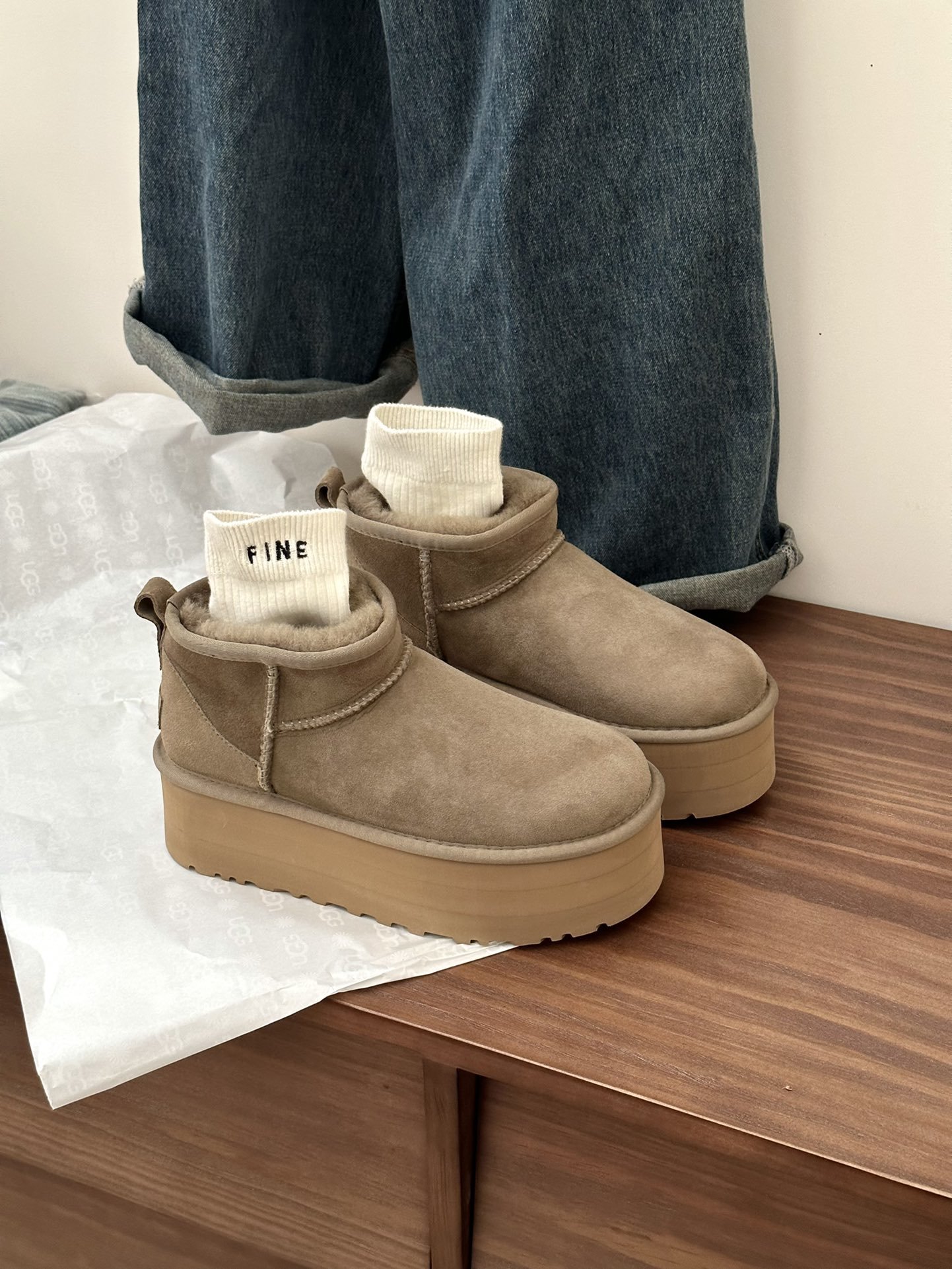 Ugg boots Classic on платфрме 5 cm фото 2