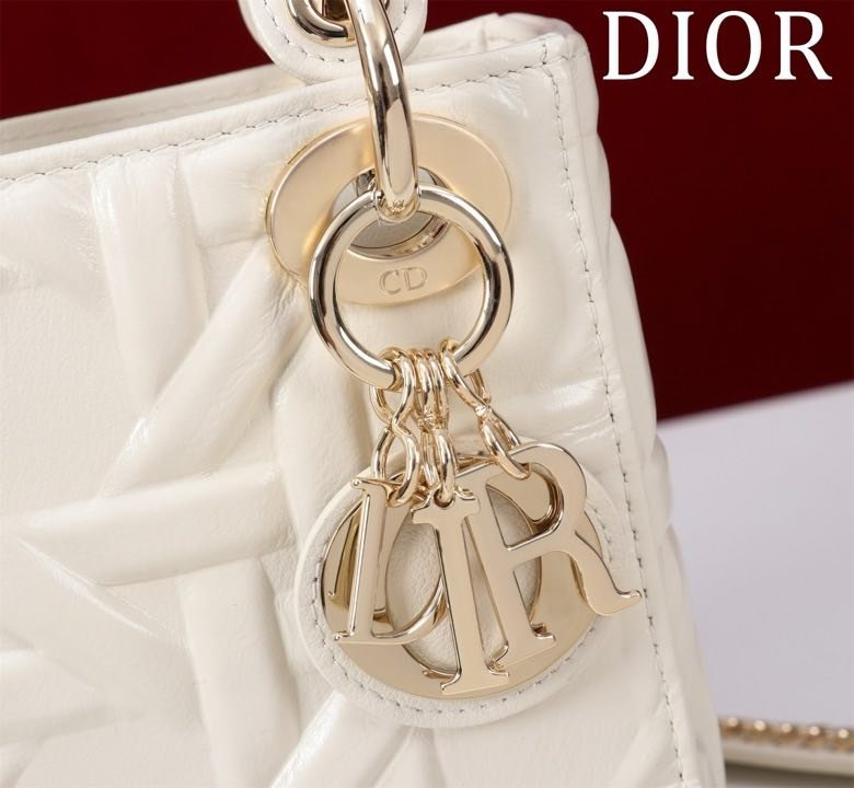 Сумка шкіряна Lady Dior 17 см фото 8