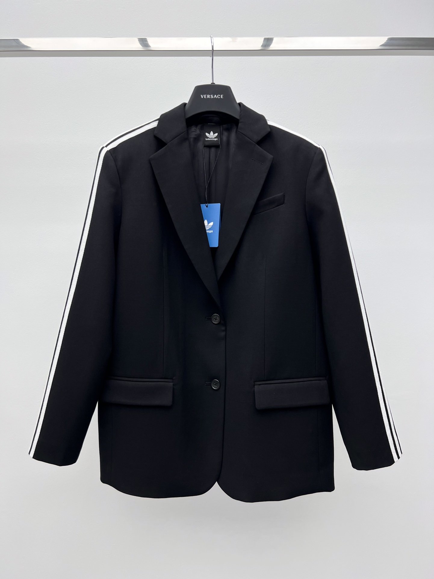 A jacket women's from strips Balenciaga x Adidas