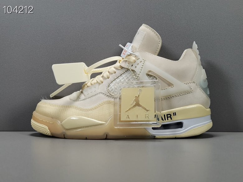 Кроссовки Off-White x Air Jordan 4