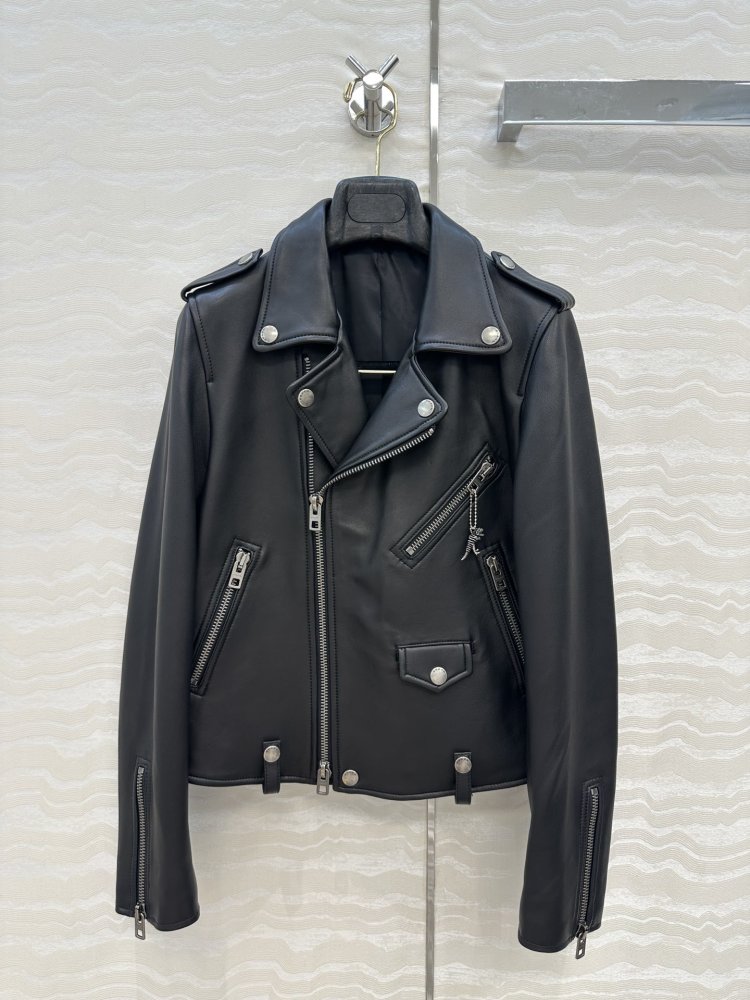 Куртка шкіряна жіноча