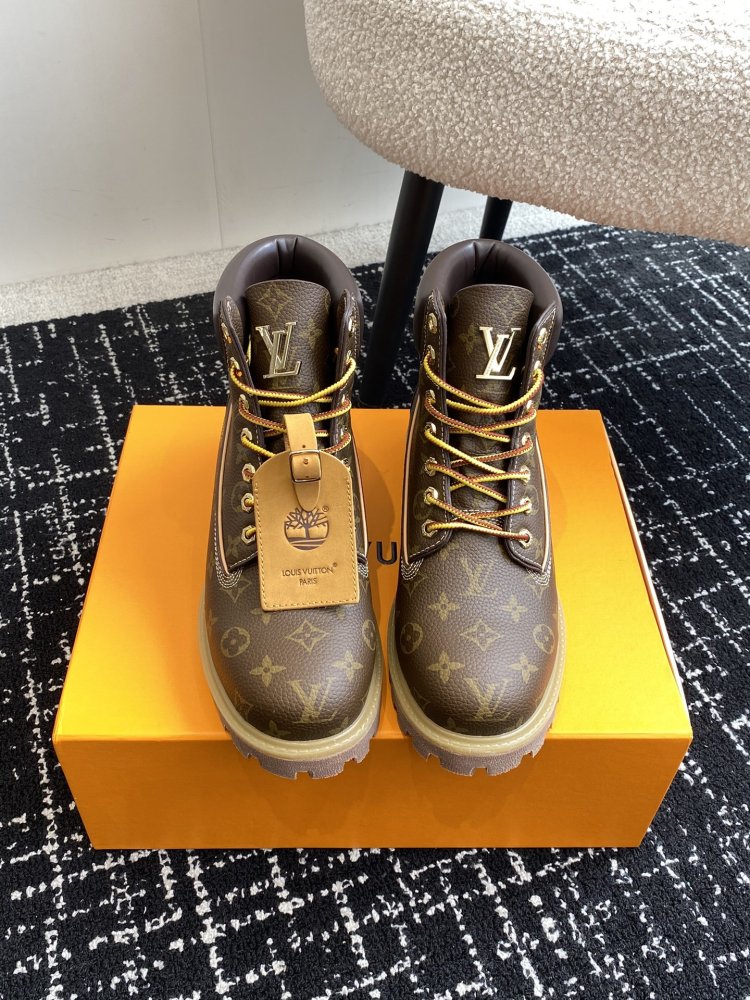 Ботинки женские Louis Vuitton x Timberland