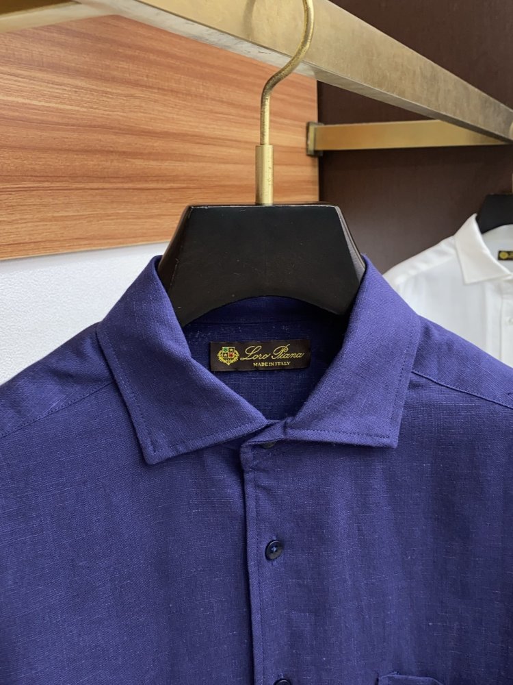 Рубашка льняная мужская фото 3