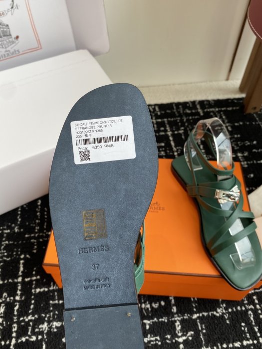 Босоножки Hermes Kelly фото 9