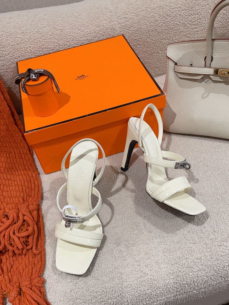 Босоножки Hermes Glamour на каблуке 9.5 см фото 3