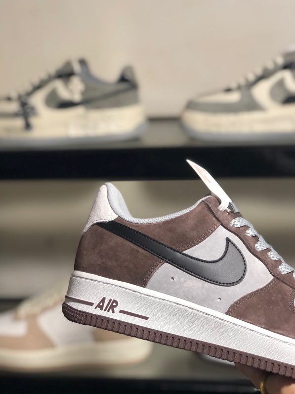 Кросівки  Air Force 1 07 Low AKIRA White Brown фото 8