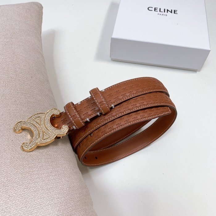 Belt leather TRIOMPHE 2.5 cm