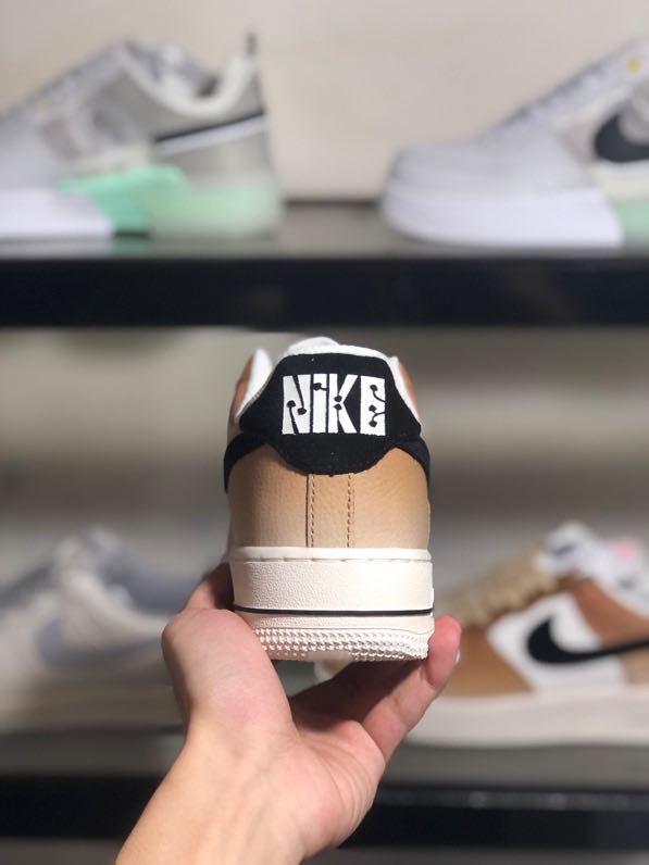 Кроссовки  Air Force 1 07 Low White Brown фото 4