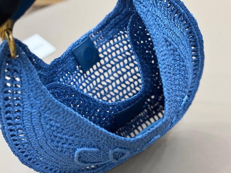 Плетені кругла сумка Chloe The Summer Banana 21 см фото 9