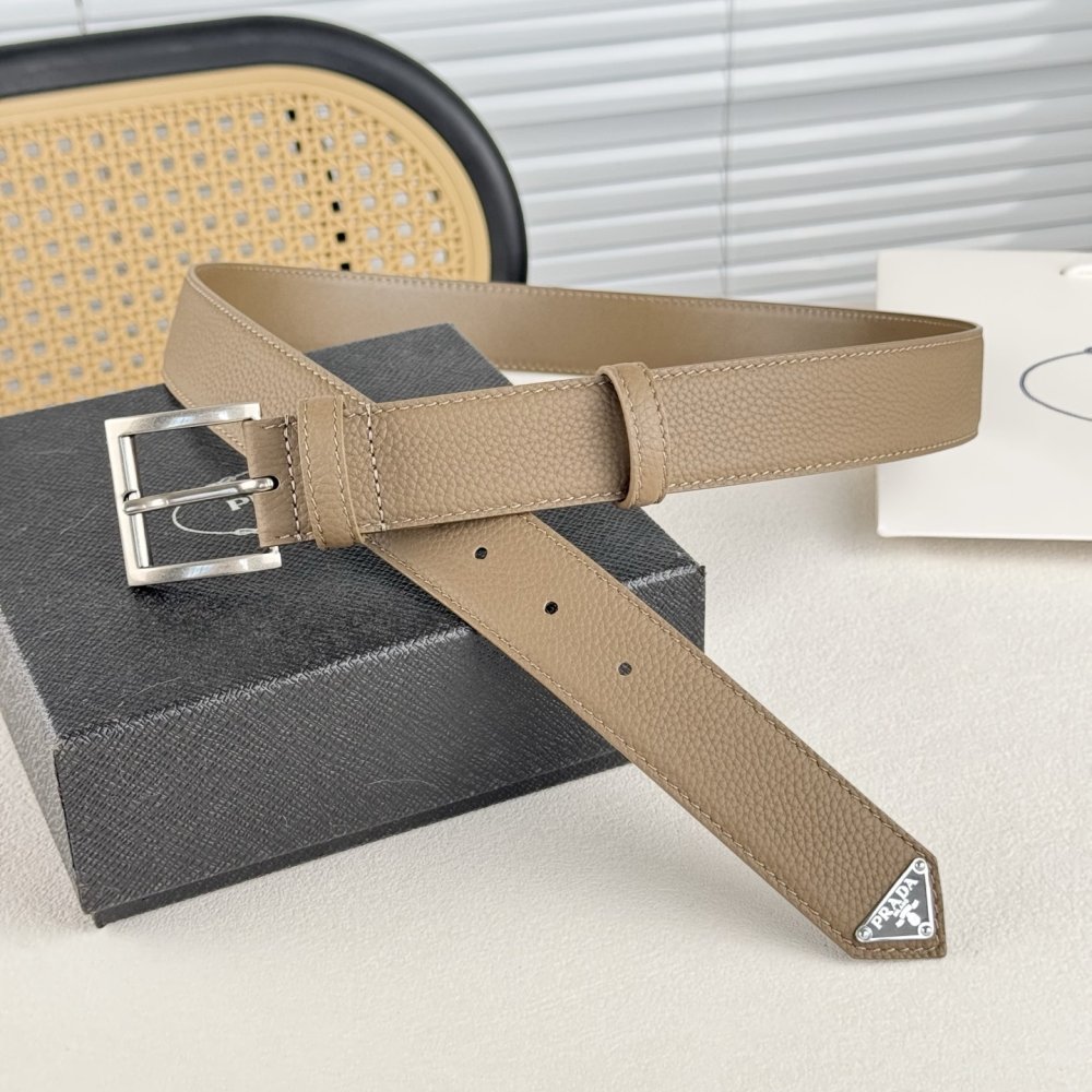 Belt leather 35 mm фото 2