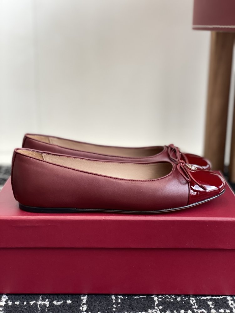 Ballet shoes leather фото 2