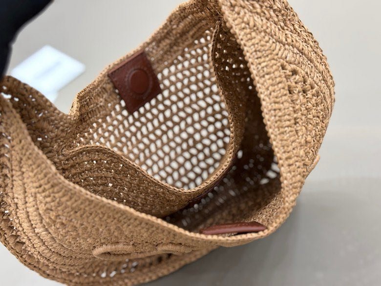 Плетені кругла сумка Chloe The Summer Banana 21 см фото 7