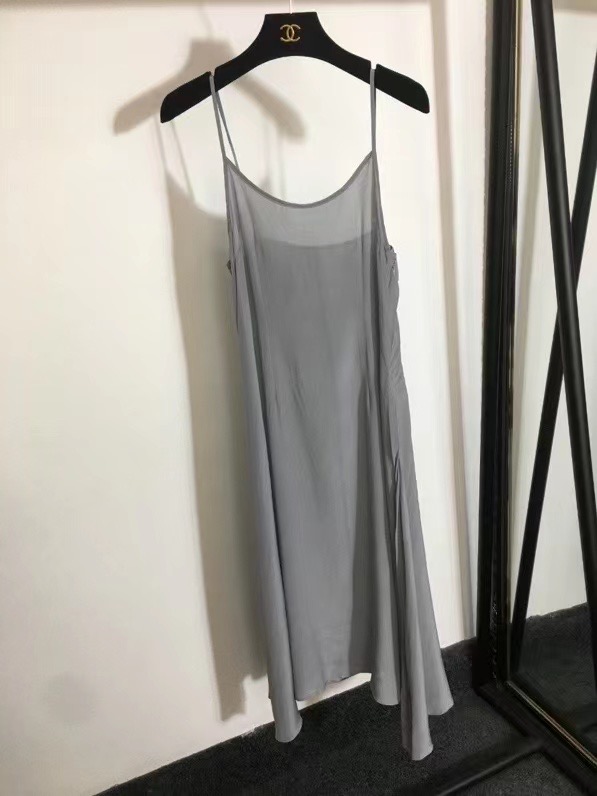 Silk dress gray