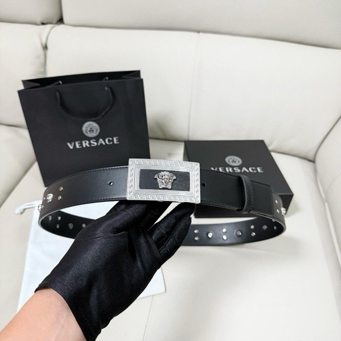 Ремень кожаный 40 мм фото 2