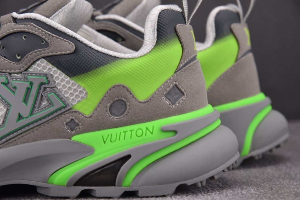 Кроссовки LOUIS VUITTON Runner Tatic Grey Green фото 13