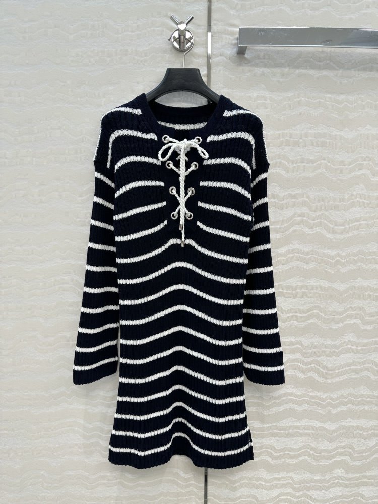 Смугасте трикотажне Плаття, Сукня MissD