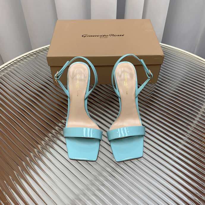 Sandals from square the toe blue