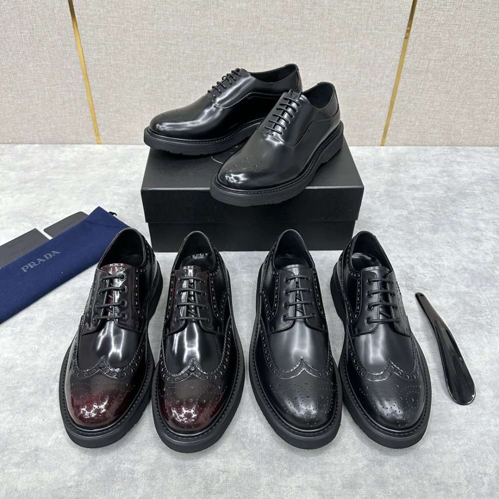 Shoes leather men's фото 6