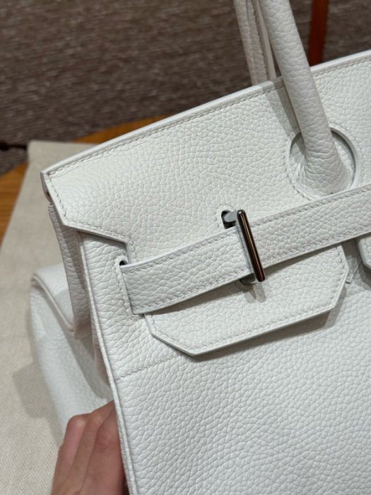 Сумка SHOULDER BIRKIN BLANC в коже Clemence 42 см фото 4