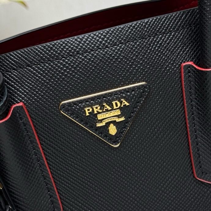 Сумка кожаная Double Bag mini 1BG443 25 см фото 4