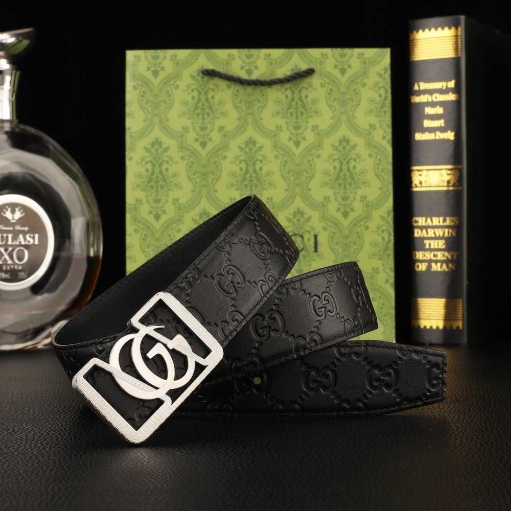 Belt leather 40 mm фото 7