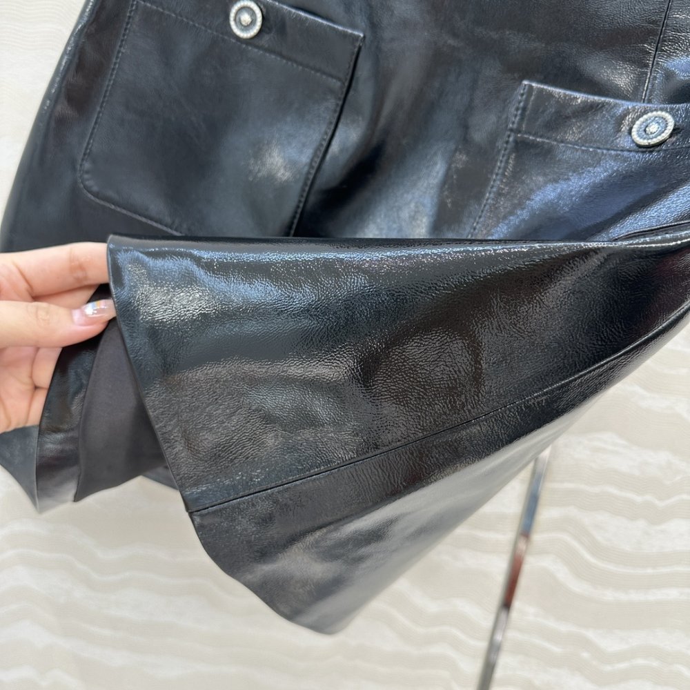 Skirt leather фото 6