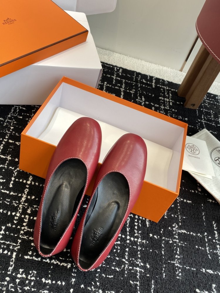 Ballet shoes leather фото 4