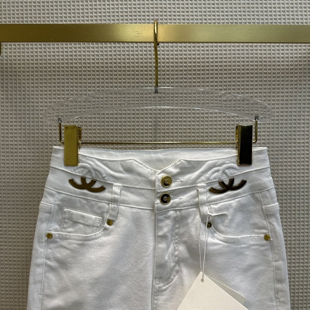 Extensive jeans from overpriced waist white фото 2