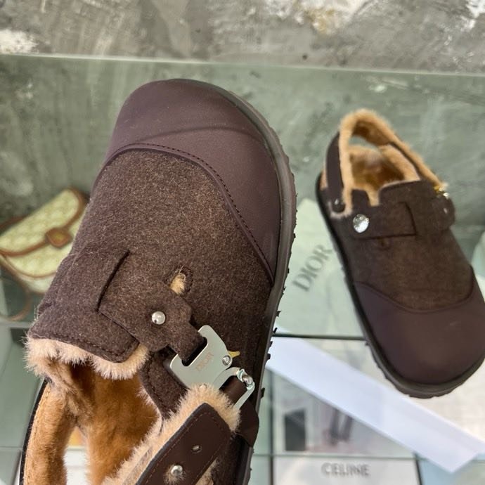 Sandals winter on fur Dior x Birkenstock фото 2