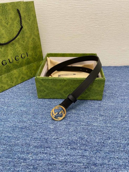 Belt leather Gucci Signature 3.8 cm фото 4