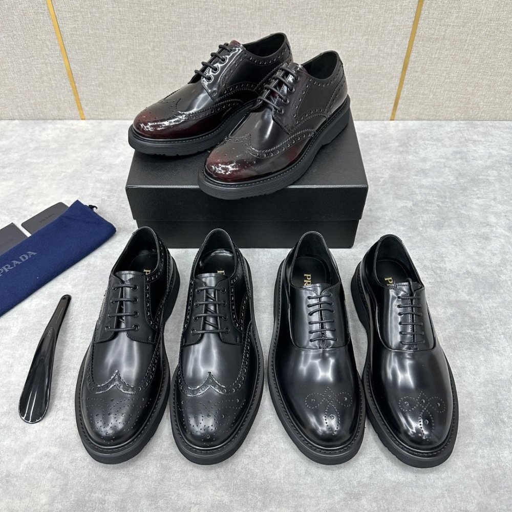 Shoes leather men's фото 4