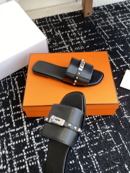 Шлепанцы женские Hermes Kelly фото 6