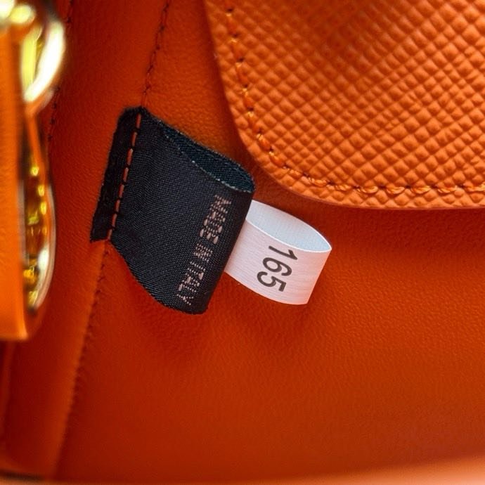 Сумка кожаная Double Bag mini 1BG443 25 см фото 7