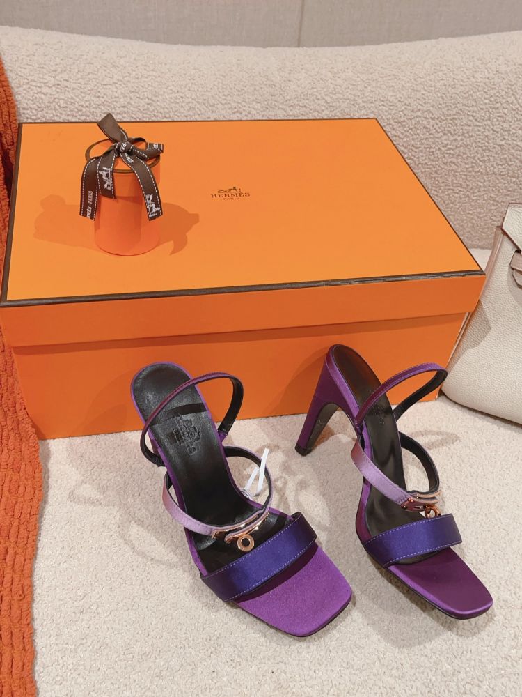 Босоножки Hermes Glamour на каблуке 9.5 см фото 3