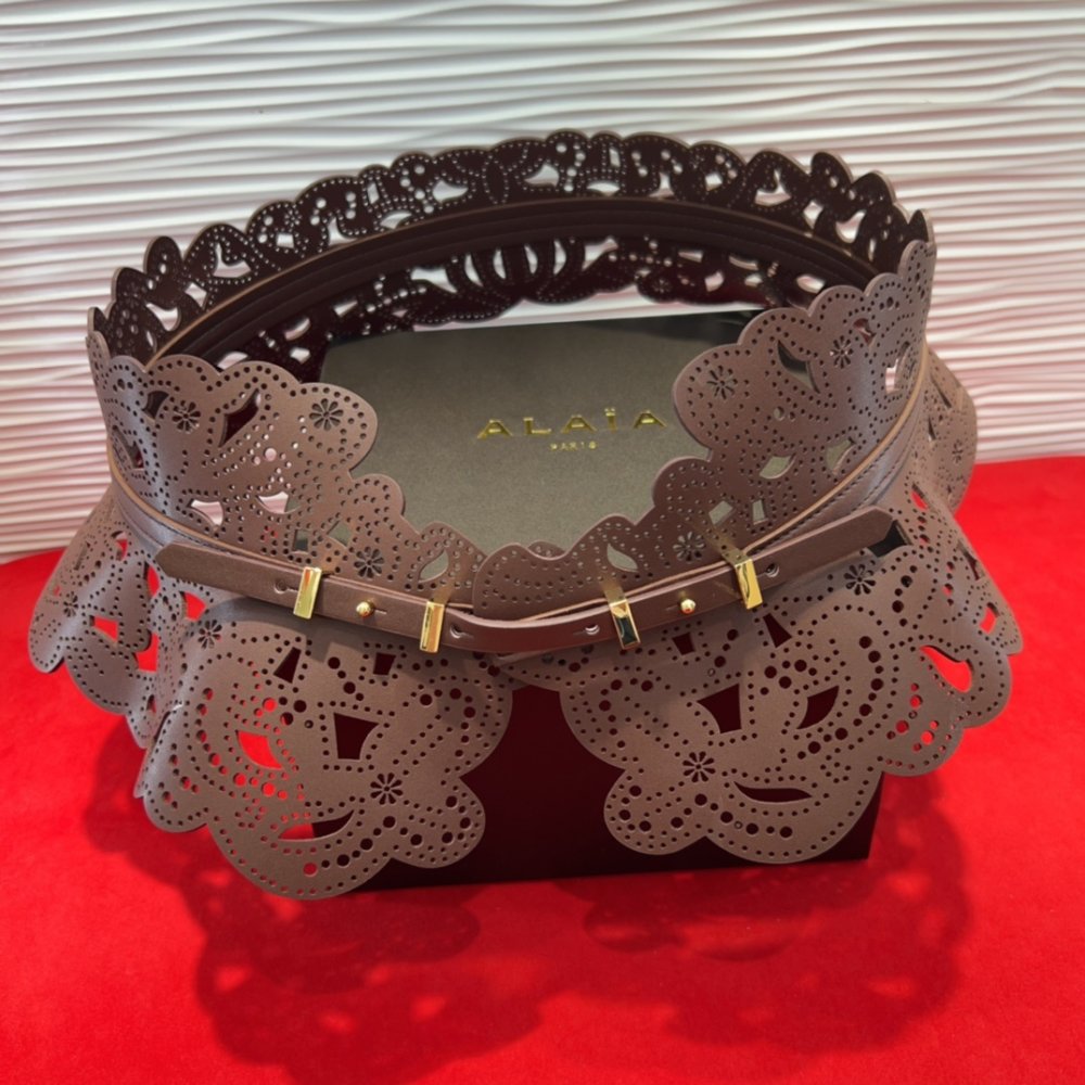 Belt leather 130 mm фото 6