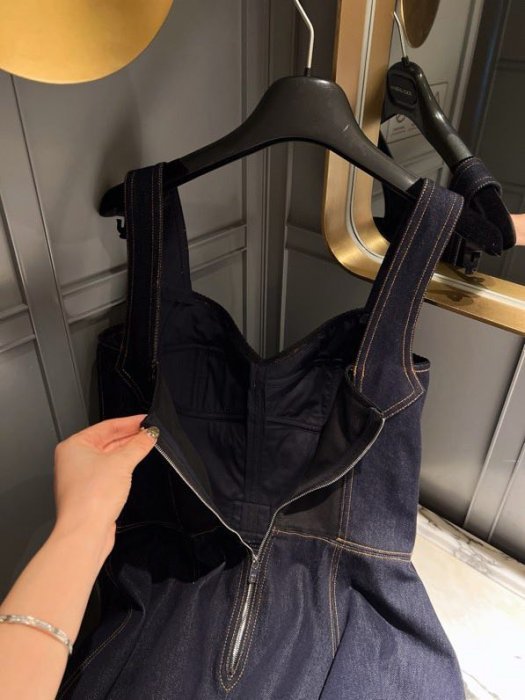 Платье джинсовое - размер L фото 2