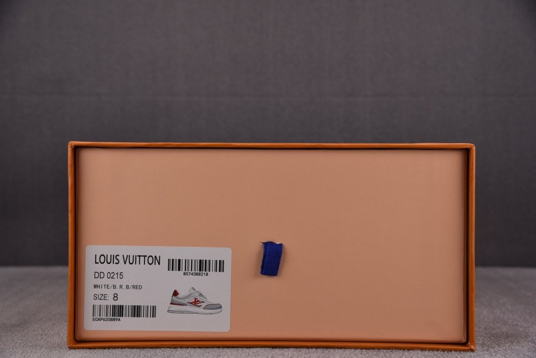 Кроссовки LOUIS VUITTON 2025 Classic White Red фото 6