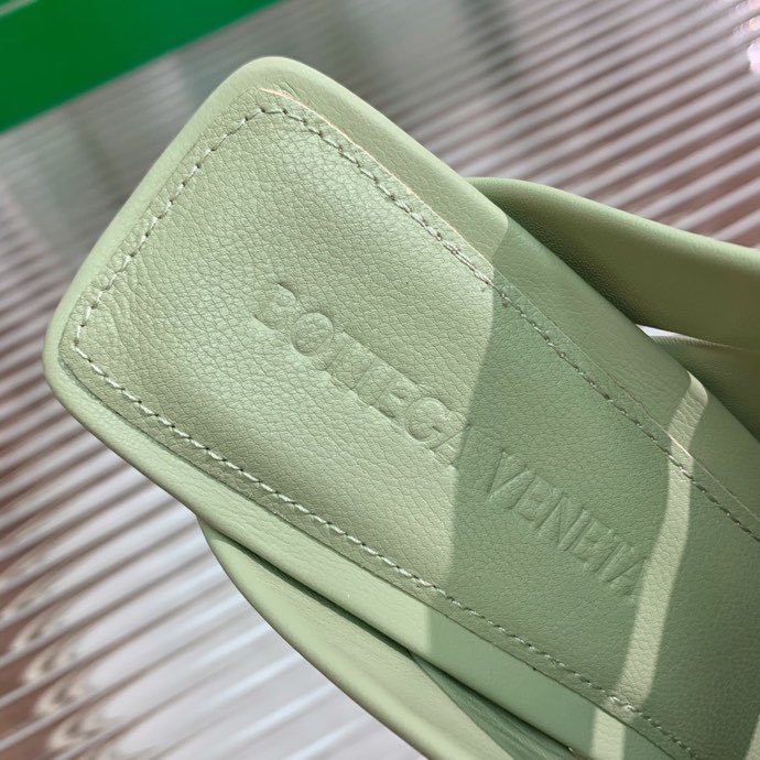 Sandals on high heel (10 cm) green фото 8