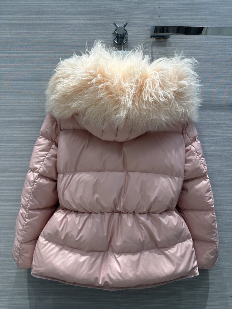 Down jacket from fur collar фото 8