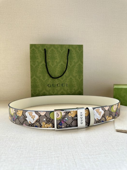 Belt leather 3.8 cm GUCCI GG Marmont