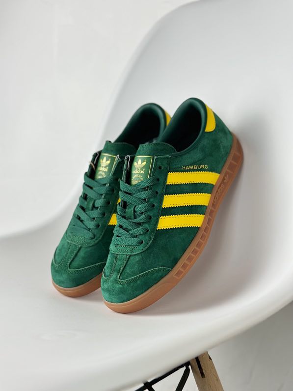 Adidas hamburg olive green best sale