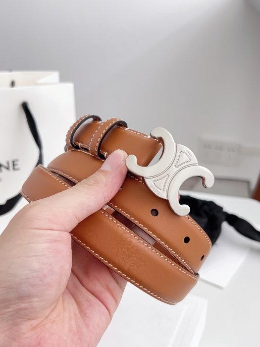 Belt leather female 2.5 cm