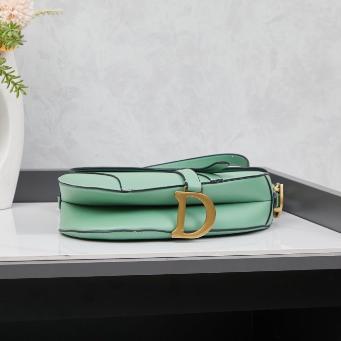 Сумка кожаная женская Dior Saddle 24 см фото 6