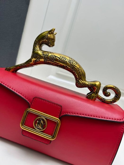 Сумка LANVIN Pencil Cat 27 см кожаная фото 4