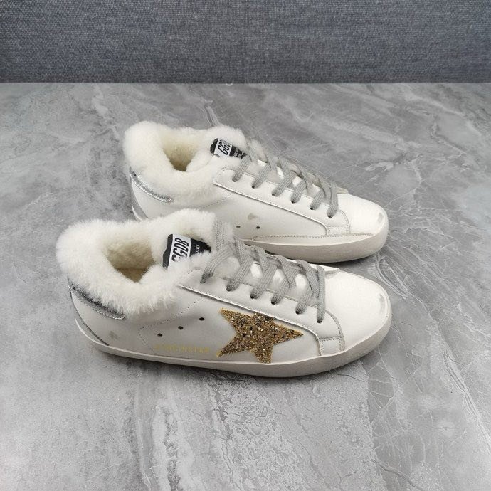 Кроссовки Golden Goose Super Star на меху фото 6