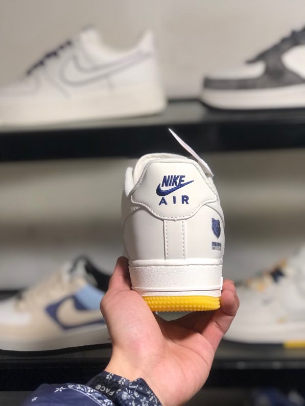 Кроссовки  Air Force 1 07 Low White Blue Limited фото 4