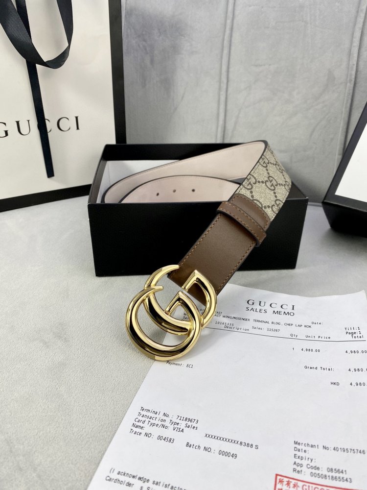 Belt leather 40 mm фото 3