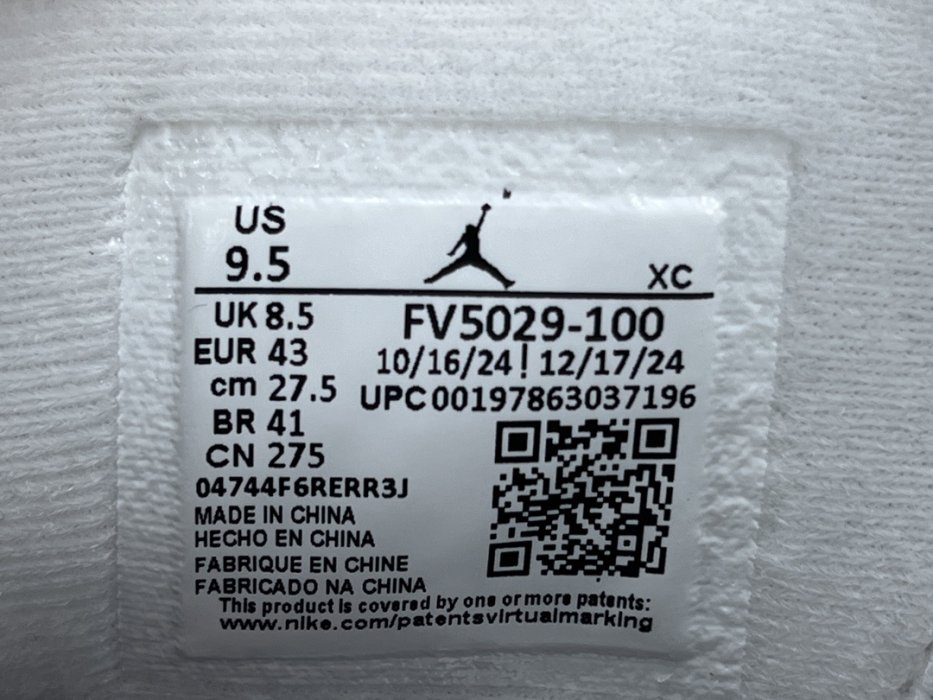 Кроссовки Jordan Air Jordan 4 OG White Cement фото 8