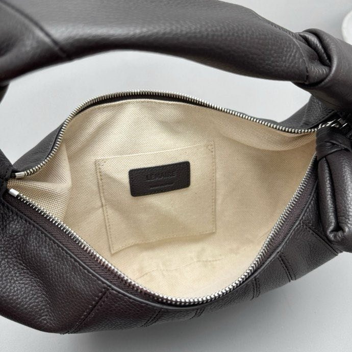 Сумка кожаная через плече Fortune Croissant 30 см фото 9